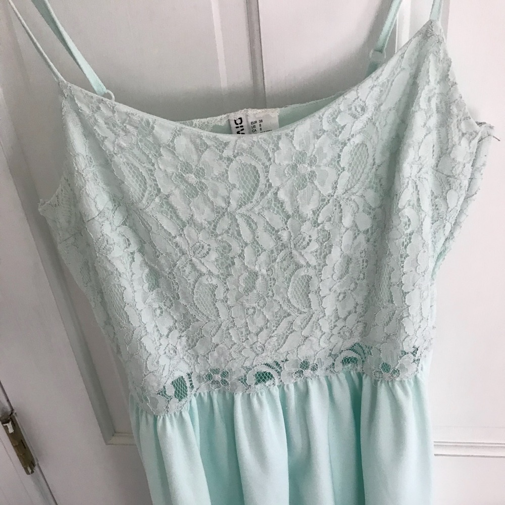 H&M mint green dress